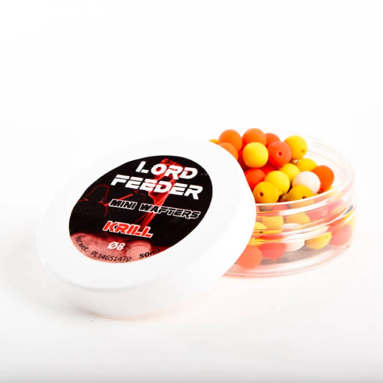 Kulki przynętowe, zbalansowane Krill  4Success Lord Feeder Wafters 50ml 8mm