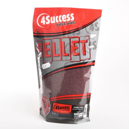 Pellet zanętowy, Czerwony Halibut 4Success Red Halibut  Micro 2,0mm 900gr Method Sticky Pellet