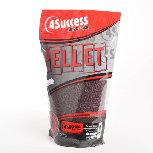 Pellet zanętowy, Czerwony Halibut 4Success Red Halibut Premium 4,5mm 900gr Method Sticky Pellet