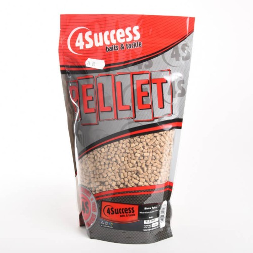 Pellet zanętowy, Biała Ryba 4Success White Fish Premium 4,5mm 900gr Method Stick