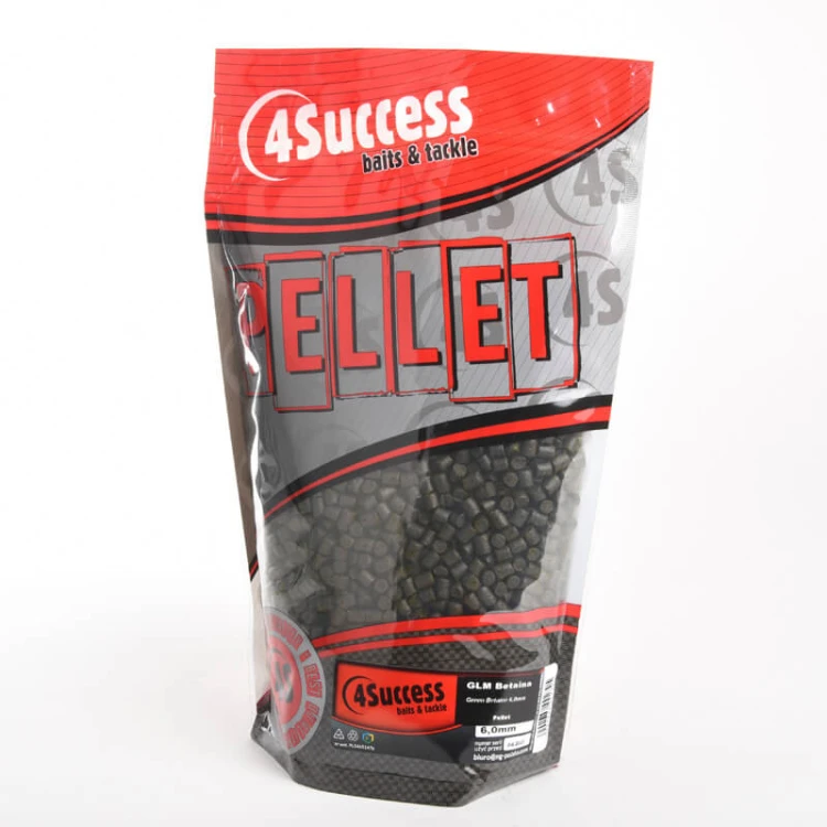 Pellet zanętowy, Małż Nowozelandzki, Spirulina 4Success Green Betaine 6,0mm 900gr Method Sticky Pellet