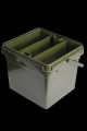 Wiadro karpiowe z pudełkiem na akcesoria, zielone RidgeMonkey Compact Bucket System 7.5L