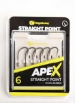 Haki karpiowe z zadziorem RidgeMonkey Ape-X Straight Point Barbed size 6