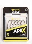 Haki karpiowe z zadziorem RidgeMonkey Ape-X Curve Barbed size 8