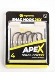Haki karpiowe wzmocnione,  z zadziorem RidgeMonkey Ape-X Snag Hook 2XX Barbed size 4