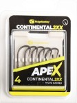 Haki karpiowe wzmocnione,  z zadziorem RidgeMonkey Ape-X Continental 2XX Barbed size 4