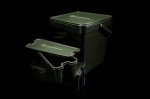 Wiadro karpiowe z 2 pudełkami na akcesoria, zielone RidgeMonkey Modular Bucket System XL, 30 litre