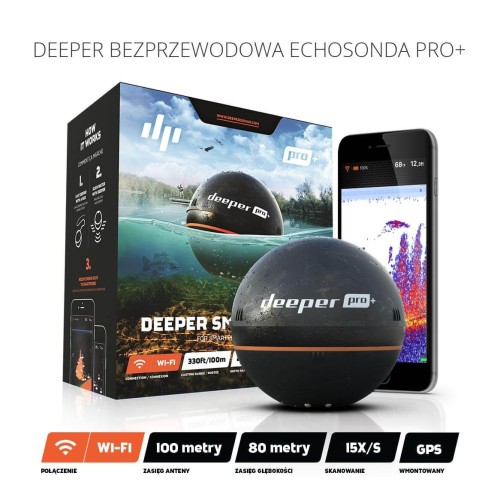 Echosonda bezprzewodowa Deeper PRO+