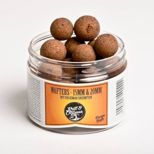 Kulki neutralnie zbalansowane, wafters mix 15/20mm Dream Baits KRILL & OCTOPUS