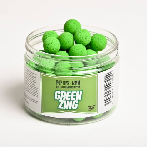Kulki pływające, pop up 15mm Dream Baits GREEN ZING ( NEW)