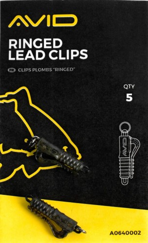 Klipsy bezpieczne z krętlikiem i kółeczkiem AVID - RINGED LEAD CLIP