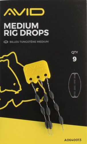 Stopery dociążone AVID - MEDIUM RIG DROPS