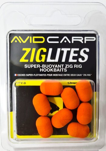 AVID CARP - ZIGLITE BARRELS - 12MM ORANGE