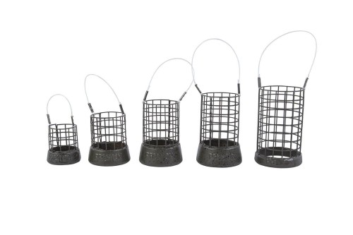 Koszyk zanętowy, rzutowy z pierścieniem dociążającym  PRESTON DISTANCE CAGE FEEDER - SMALL 25g