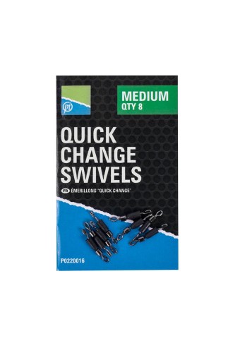 Krętlik feeder, mały PRESTON QUICK CHANGE SWIVELS - SMALL.jpeg