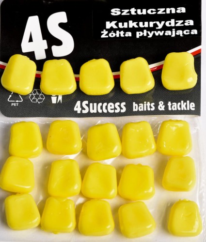 Sztuczna kukurydza pływająca, żółta 4Success Pop Up Corn Yellow 20szt