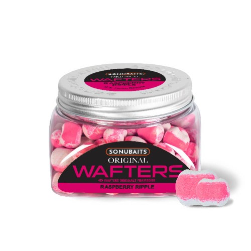 Kulki proteinowe, neutralnie zbalansowane SONUBAITS ORIGINAL WAFTERS - RASPBERRY RIPPLE