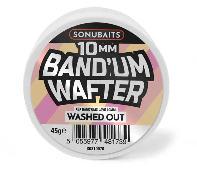Kulki proteinowe, zbalansowane neutralnie SONUBAITS BAND'UM WAFTERS - WASHED OUT 6mm