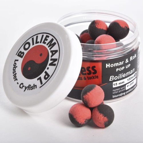 Kulki pływające Pop Up | 4SUCCESS | Boilieman Homar & Rak 15mm 150ml
