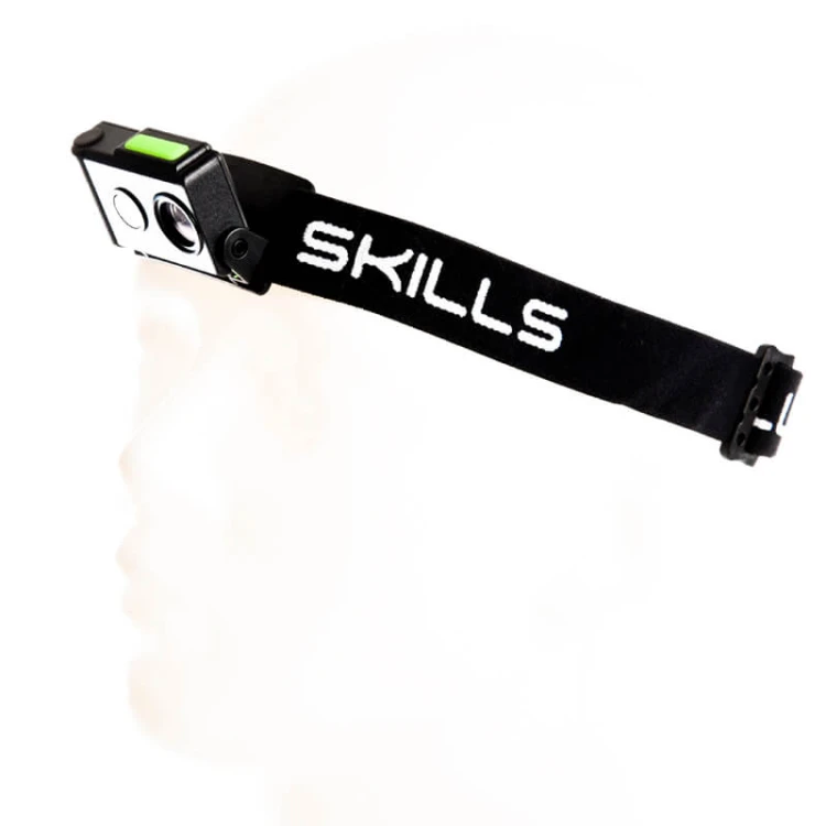 Latarka czołowa z etui, 3 kolory SKILLS Ultra Lightweight & Hardcase