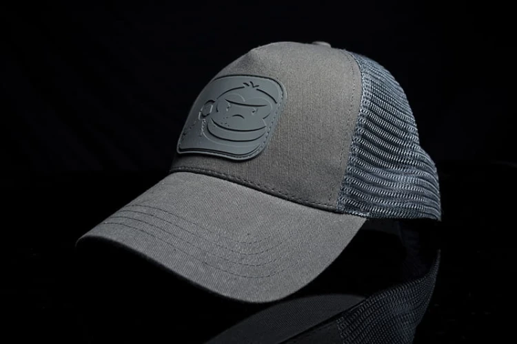Czapka z daszkiem, tył siatkowy, szara RidgeMonkey APEarel Dropback Pastel Trucker Cap Grey