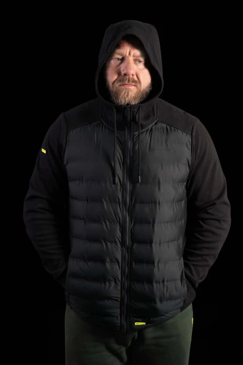 Kurtka karpiowa czarna RidgeMonkey APEarel Dropback Heavyweight Zip Jacket Black M