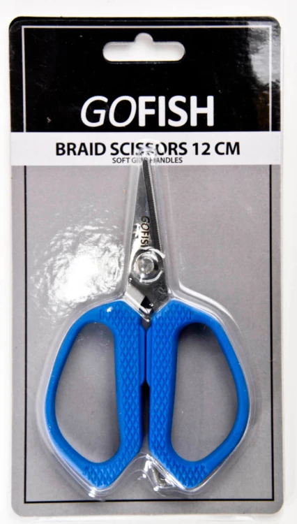 Nożyczki do plecionki GoFish Braid Scissors 12cm extra large soft grip