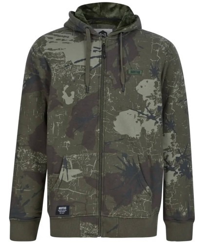 Bluza karpiowa Navitas Sherpa Camo Zip Hoody S