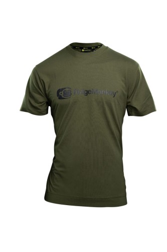 Koszulka bawełniana RidgeMonkey APEarel Dropback T Shirt Green S | kolor zielony, rozm. S
