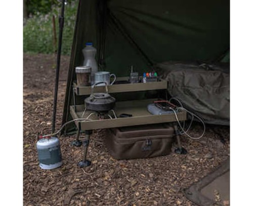 Podwójny stolik karpiowy AVID DOUBLE DECKER BIVVY TABLE