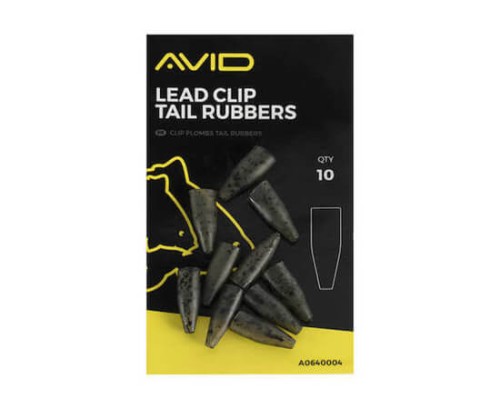 Nasadka na klips bezpieczny AVID TERMINAL TACKLE - LEAD CLIP TAIL RUBBER