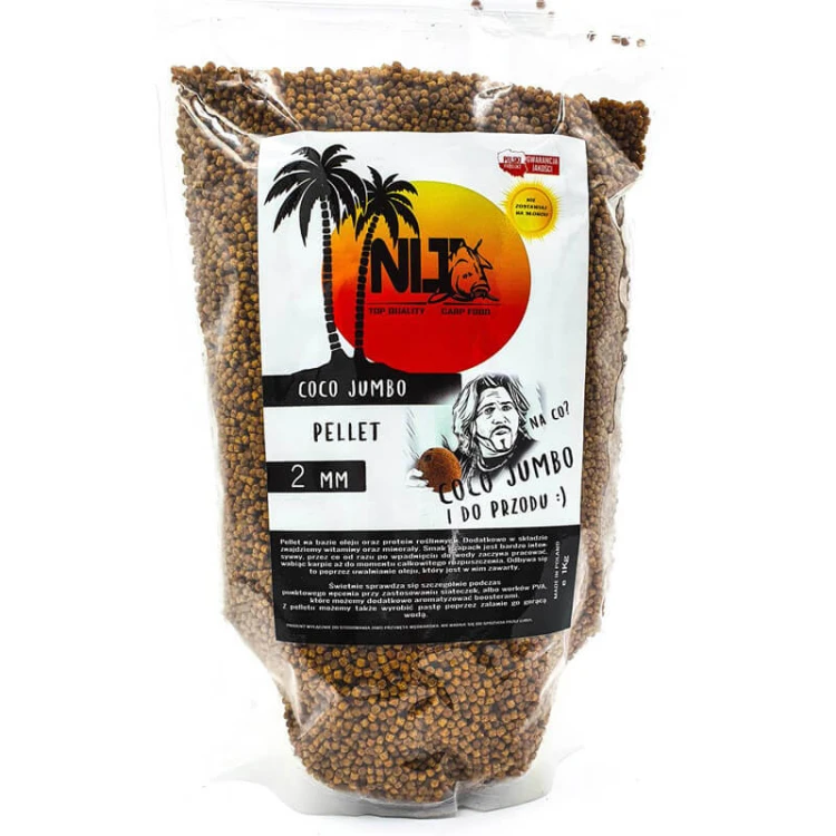 Pellet kokosowy NLT Coco Jumbo 1000g- 2mm