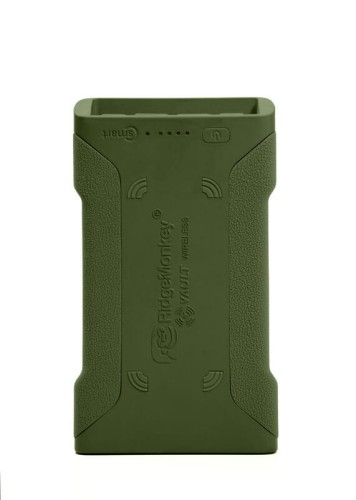 Powerbank z bezprzewodowym ładowaniem RidgeMonkey Vault C-Smart Wireless 77850mAh Green