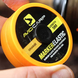 Linka do zaznaczania odległości  AVID CARP - Marker Elastic - Orange-pomarańczowa