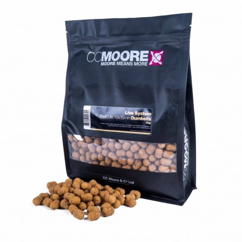 Kulki proteinowe CC Moore Live System 15x18mm DUMBELLS 1kg