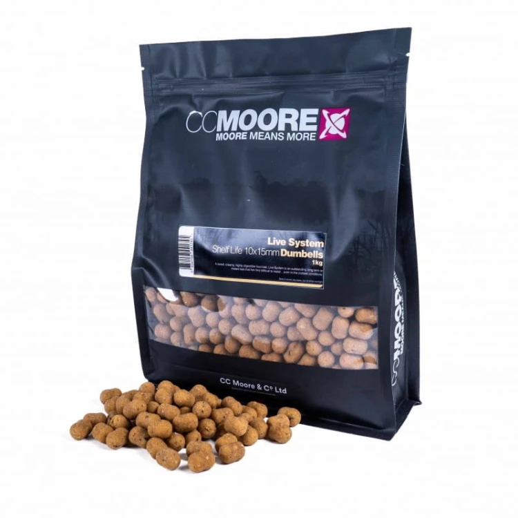 Kulki proteinowe CC Moore Live System 15x18mm DUMBELLS 1kg