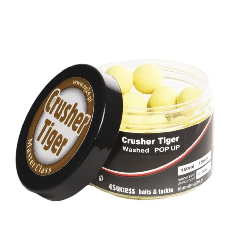 Kulki pływające  Washed Yellow | 4S | Masterclass Crusher Tiger Pop Up 15mm 150ml