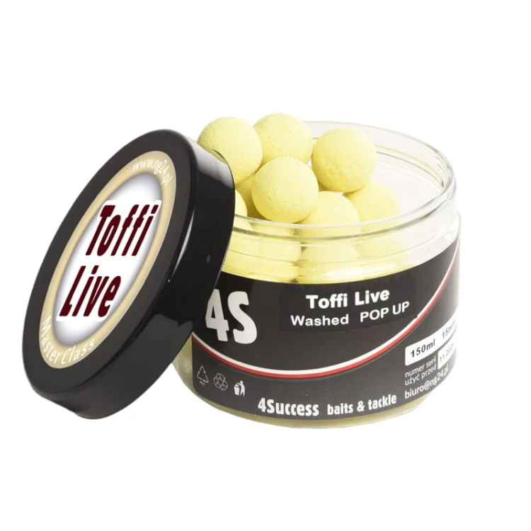 Kulki pływające Toffi Live  Washed Yellow | 4S | Masterclass Pop Up 15mm 150ml