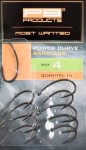 Haczyki karpiowe bezzadziorowe | PB Products | Power Curve Barbless Hook PTFE size 4 10szt.