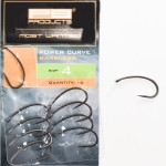 Haczyki karpiowe bezzadziorowe | PB Products | Power Curve Barbless Hook PTFE size 4 10szt.