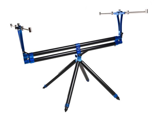 Rodpod czarny, niebieski Compact Bitubo | DAYKO | Nero Blu 4 wędki