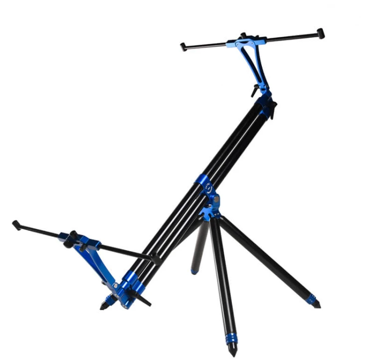 Rodpod czarny, niebieski Compact Bitubo | DAYKO | Nero Blu 3 wędki Limited Edition