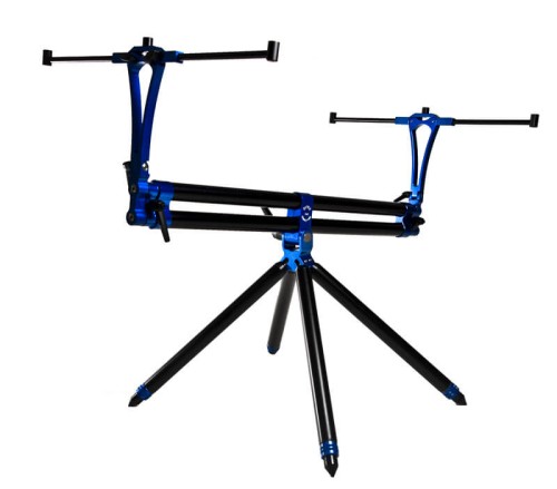 Rodpod czarny, niebieski Compact Bitubo | DAYKO | Nero Blu 3 wędki Limited Edition