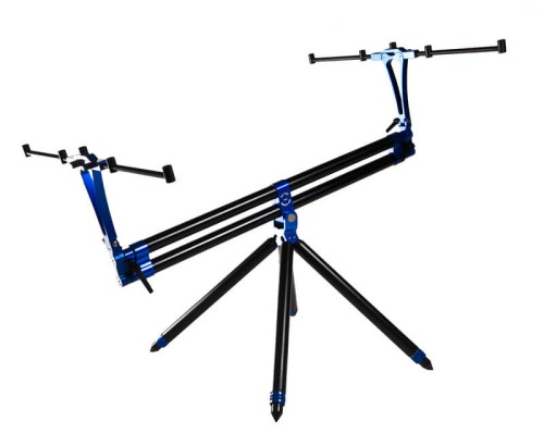 Rodpod czarny, niebieski Compact Bitubo | DAYKO | Nero Blu 4 wędki Limited Edition