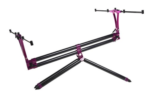 Rodpod czarny, purpurowy Compact Bitubo | DAYKO | Nero Viola 4 wędki Limited Edition