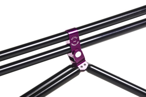 Rodpod czarny, purpurowy Compact Bitubo | DAYKO | Nero Viola 4 wędki Limited Edition