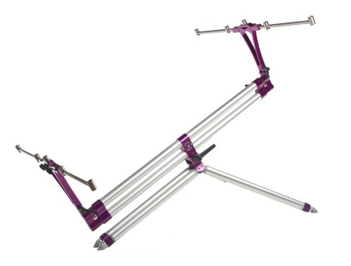 Rodpod stalowy, purpurowy Compact Bitubo | DAYKO | Argento Viola 4 wędki