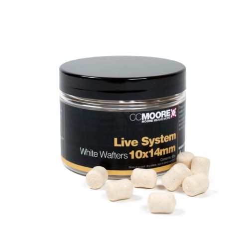 Kulki zbalansowane | CC Moore |  Live System White Dumbell Wafters 10x14mm (65)