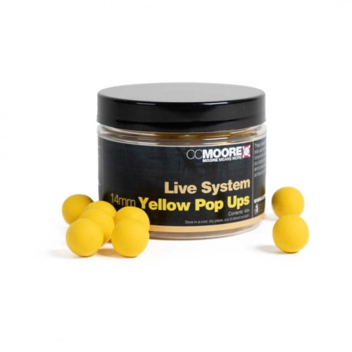 Kulki pływające | CC Moore |  Pro-Stim Liver Yellow Pop Ups 14mm (45)