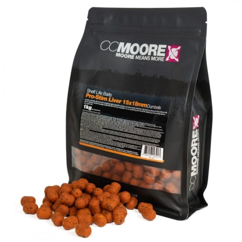 Kulki proteinowe | CC Moore | Pro-Stim Liver 15x18mm Dumbells 1kg
